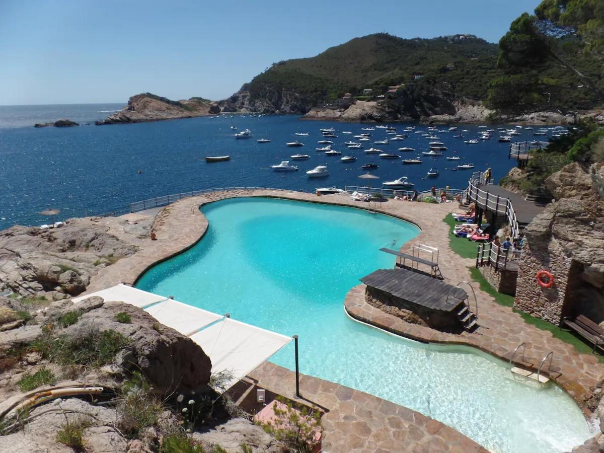 Cap Sa Sal Begur Primera Linea De Mar Con Terraza ภายนอก รูปภาพ