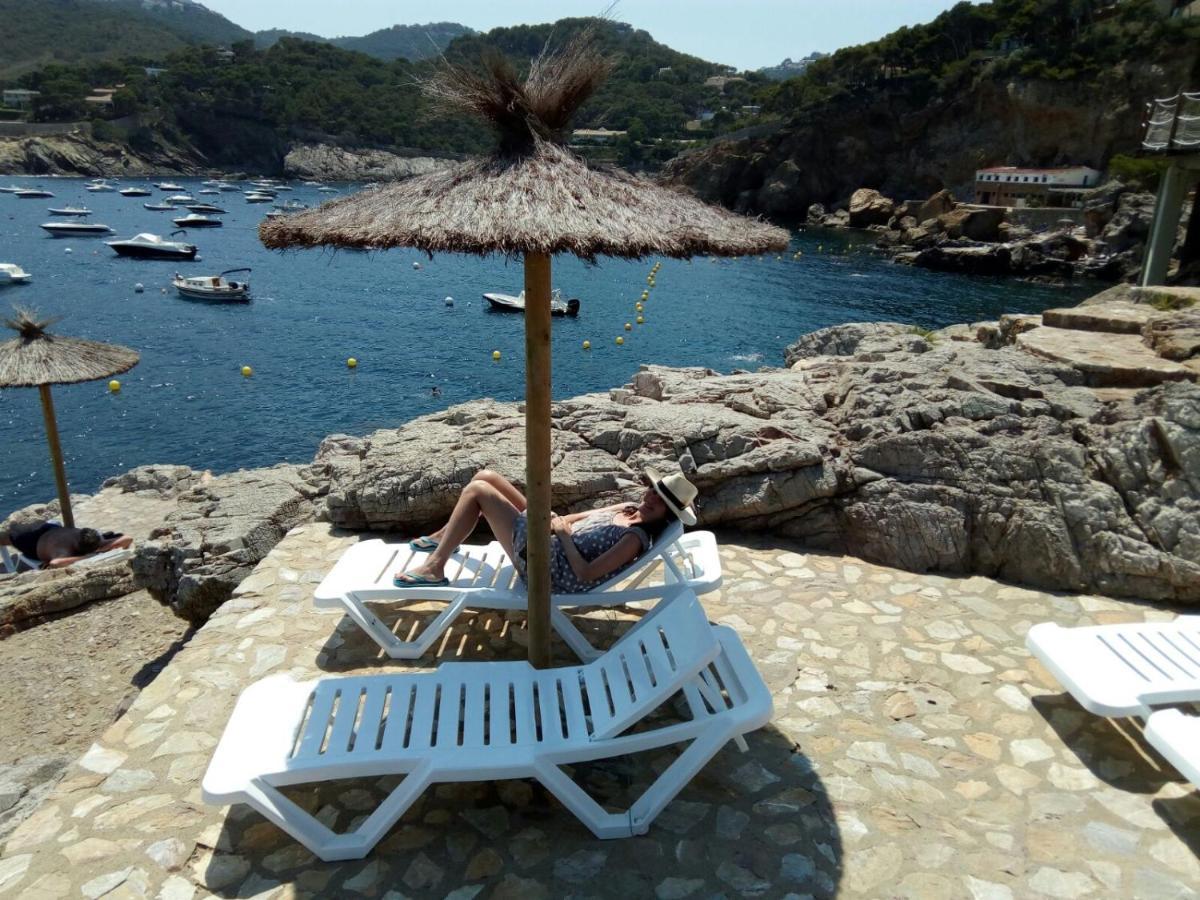 Cap Sa Sal Begur Primera Linea De Mar Con Terraza ภายนอก รูปภาพ